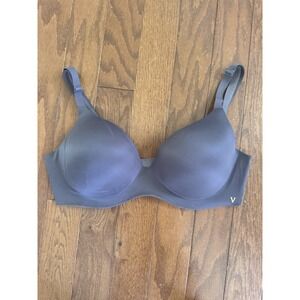 Victoria's Secret‎ 36D T-Shirt Perfect Shape Push Up Bra VS Gray